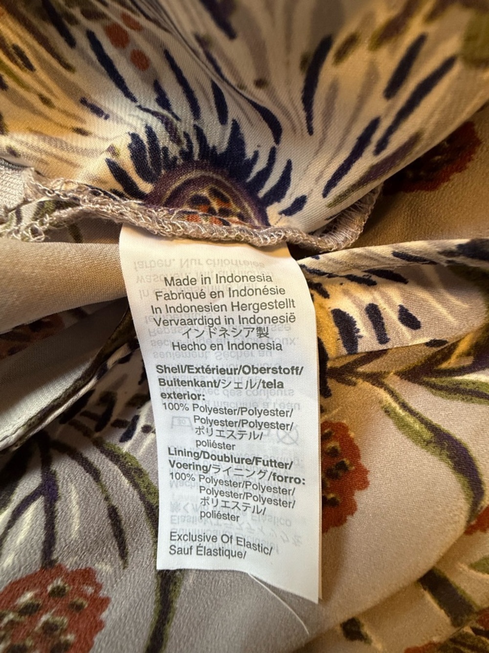 MadeWorn Lavender Floral Strapless Wide-Leg Jumpsuit - Picture 6 of 6